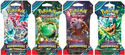 Pokmon - Trading Card Game: Twilight Masquerade Sleeved Booster - Styles May Vary Pokmon - Trading Card Game: Twilight Masquerade Sleeved Booster - Styles May Vary