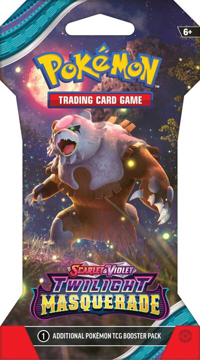 Pokmon - Trading Card Game: Twilight Masquerade Sleeved Booster - Styles May Vary Pokmon - Trading Card Game: Twilight Masquerade Sleeved Booster - Styles May Vary