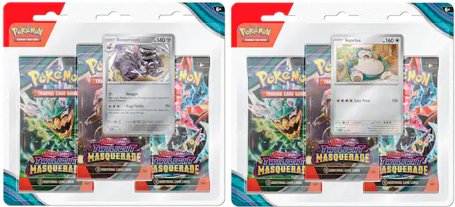 Front. Pokémon - Trading Card Game: Twilight Masquerade 3pk Booster - Styles May Vary.