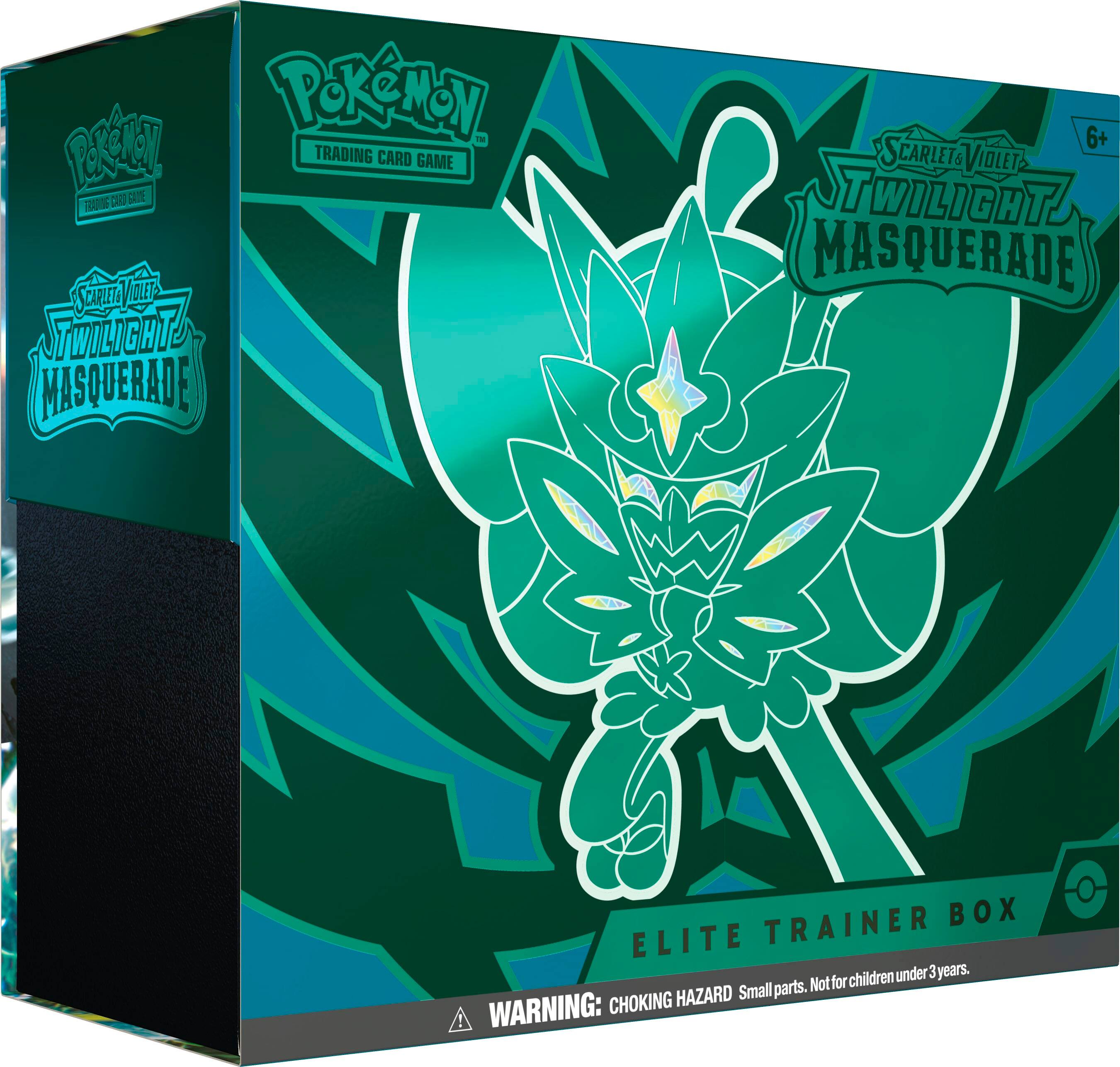 Front. Pokémon - Trading Card Game: Twilight Masquerade Elite Trainer Box.