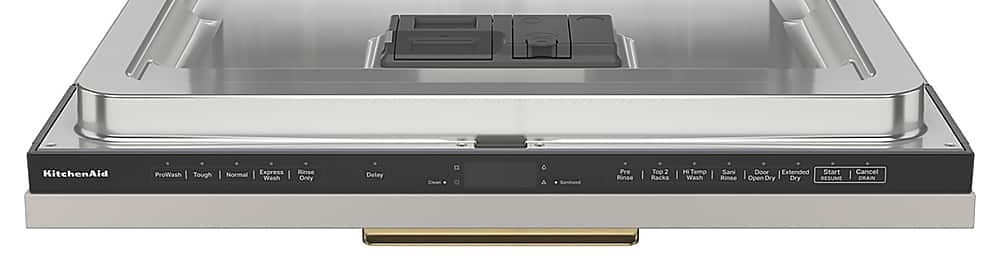 Alt View 12. KitchenAid - Top Control Built-In Dishwasher with FreeFlex Fit Third Level Rack, 39 dBA - Custom Panel Ready.