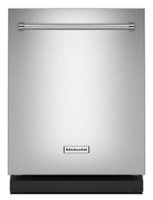 KitchenAid - Top Control Built-In Dishwasher with FreeFlex Fit Third Level Rack, 39 dBA - Stainless Steel - Front_Zoom