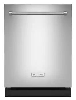 KitchenAid - 24" Top Control Built-In Tub Dishwasher with 3rd Rack and 39 dBA - Stainless Steel
