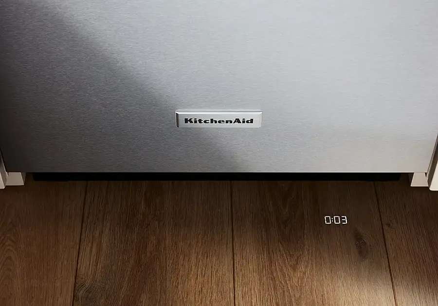 Alt View 15. KitchenAid - Top Control Built-In Dishwasher with FreeFlex Fit Third Level Rack, 39 dBA - Stainless Steel.