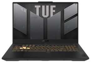 ASUS - TUF Gaming F17 17.3" 144Hz Gaming Laptop FHD - Intel Core i7-13700H with 16GB Memory - NVIDIA GeForce RTX 4060 - 1TB SSD - Mecha Gray - Front_Zoom