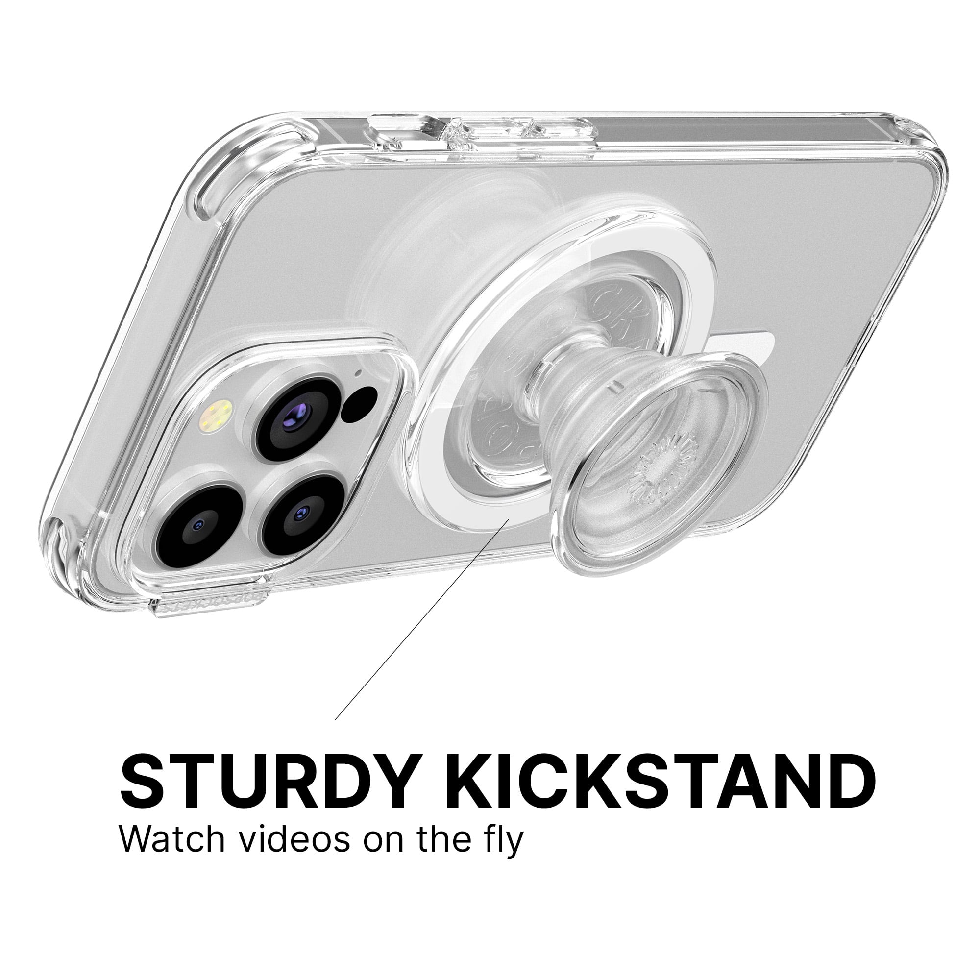 Sturdy Kickstand Watch Videos on the Fly