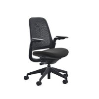 Steelcase - Series 1 Air Chair with Black Frame - Era Onyx / Black Frame - Front_Zoom
