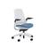 Front. Steelcase - Series 1 Air Chair with Seagull Frame - Era Cobalt / Seagull Frame.