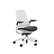 Front. Steelcase - Series 1 Air Chair with Seagull Frame - Era Onyx / Seagull Frame.