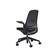 Angle. Steelcase - Series 1 Air Chair with Black Frame - Era Onyx / Black Frame.