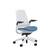 Front. Steelcase - Series 1 Air Chair with Seagull Frame - Era Cobalt / Seagull Frame.
