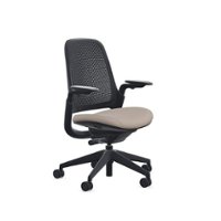 Steelcase - Series 1 Air Chair with Black Frame - Era Truffle / Black Frame - Front_Zoom