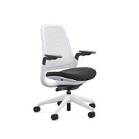 Steelcase - Series 1 Air Chair with Seagull Frame - Era Onyx / Seagull Frame - Front_Zoom
