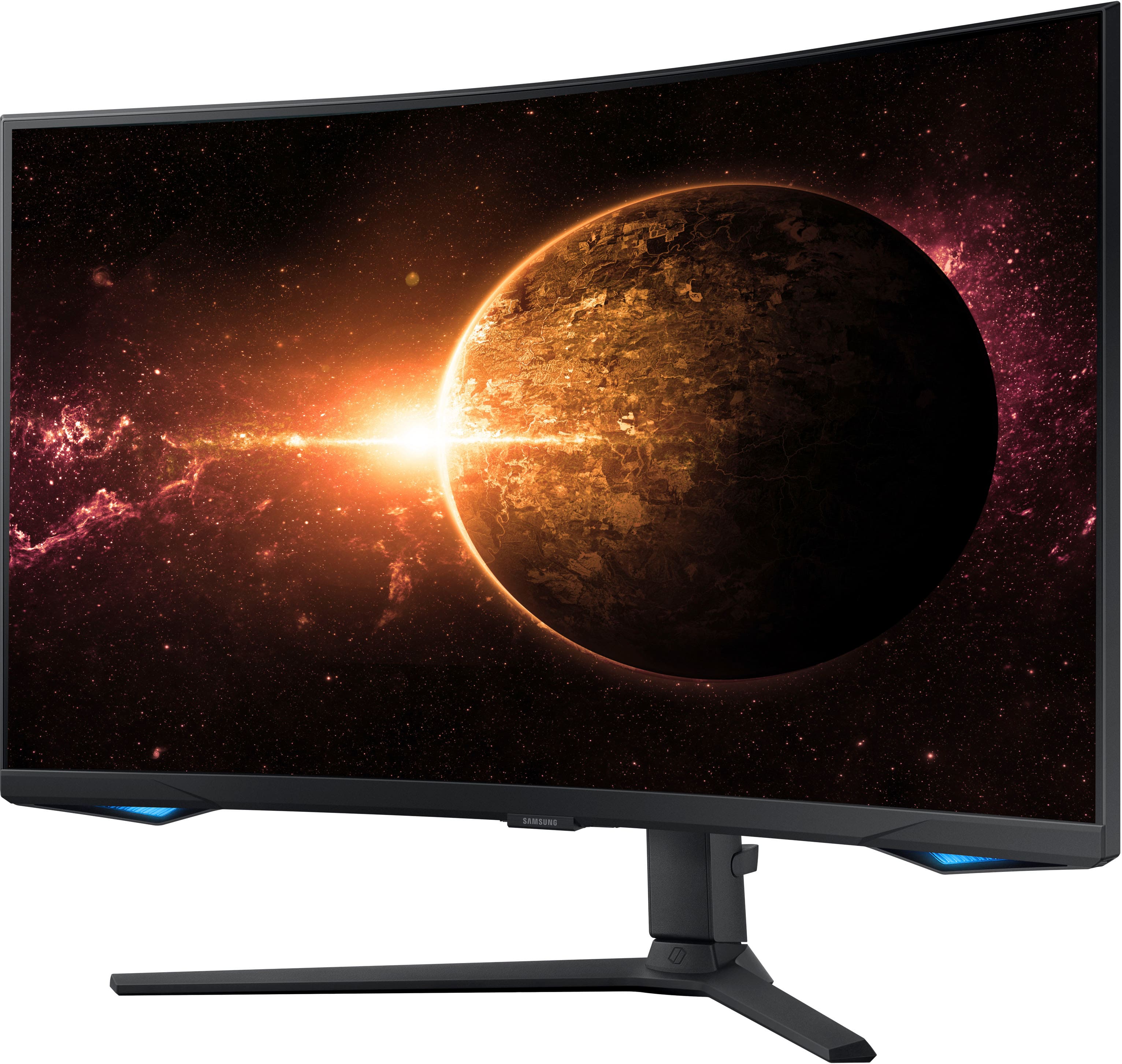 Samsung – Odyssey BG65 32” 1000R Curved QHD 240Hz 1ms FreeSync Premium Pro Smart Gaming Monitor with HDR600(DisplayPort, HDMI) – Black Sansujyuku sansujyuku.com