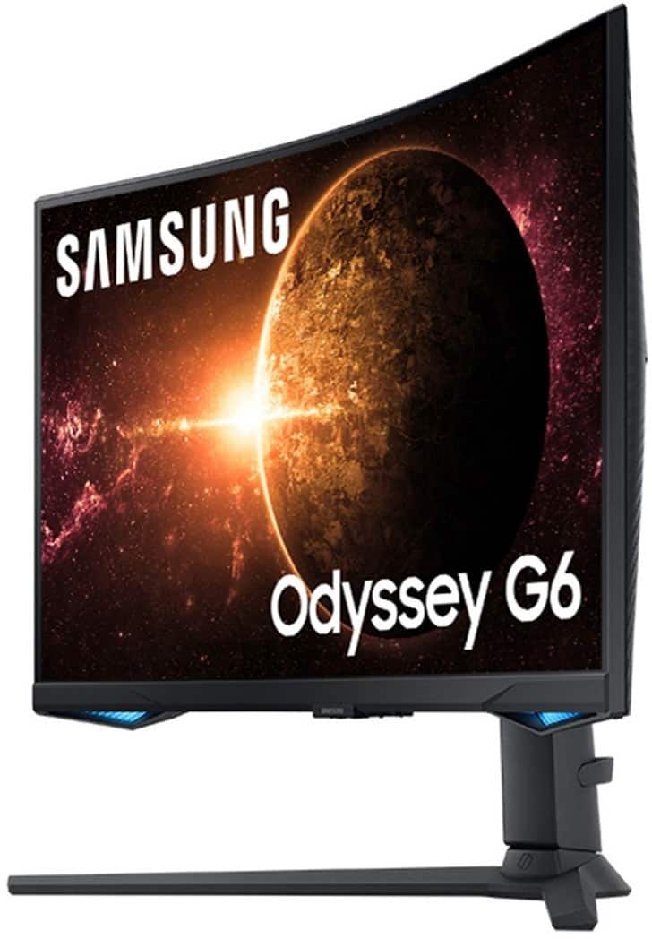Alt View 13. Samsung - Odyssey BG65 32” 1000R Curved QHD 240Hz 1ms FreeSync Premium Pro Smart Gaming Monitor with HDR600(DisplayPort, HDMI) - Black.
