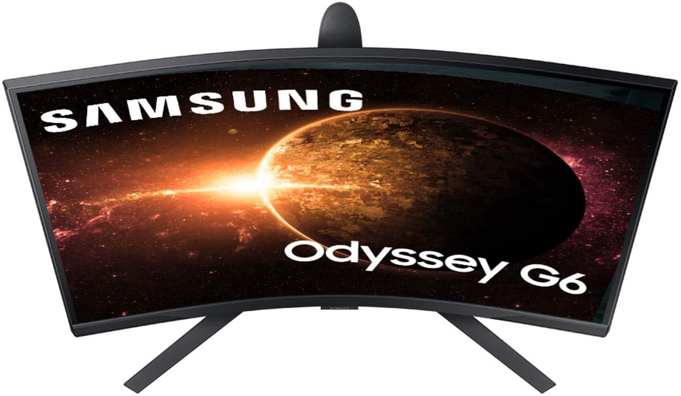 Alt View 19. Samsung - Odyssey BG65 32” 1000R Curved QHD 240Hz 1ms FreeSync Premium Pro Smart Gaming Monitor with HDR600(DisplayPort, HDMI) - Black.