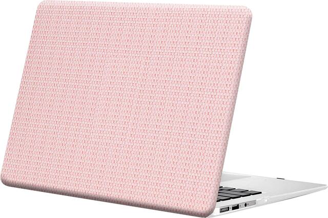 Front. SaharaCase - Woven Case for Apple MacBook Air 13.6" M2 and 13" M3 Chip Laptops - Pink.