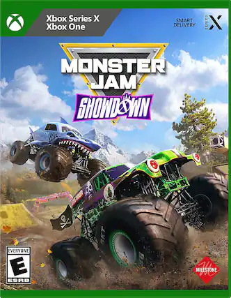 Front. PLAION - Monster Jam Showdown. - E (Everyone)