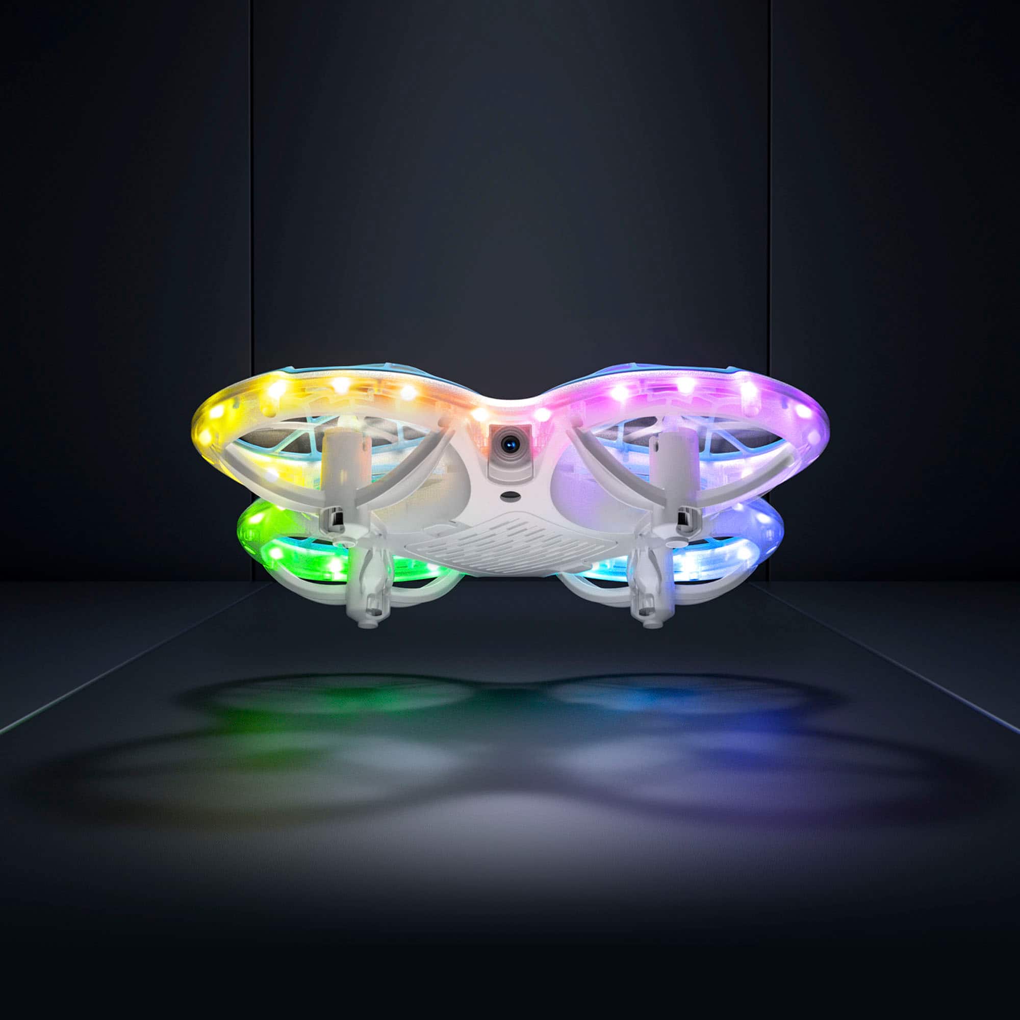 Alt View 11. Snaptain - K30 Mini 720P HD Camera Drone with Colorful Lighting and Remote Controller - White.