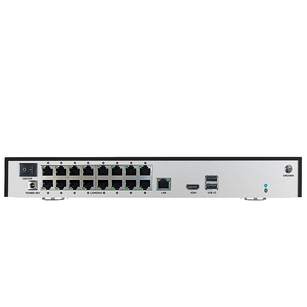 Alt View 16. Night Owl - 24 Channel 9 Camera Indoor/Outdoor Wired IP 4K 4TB NVR Security System with 2-way Audio - Black/White.