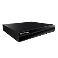 Night Owl - 12 Channel 4K 4TB NVR Security System with 2-way Audio - Black - Front_Zoom