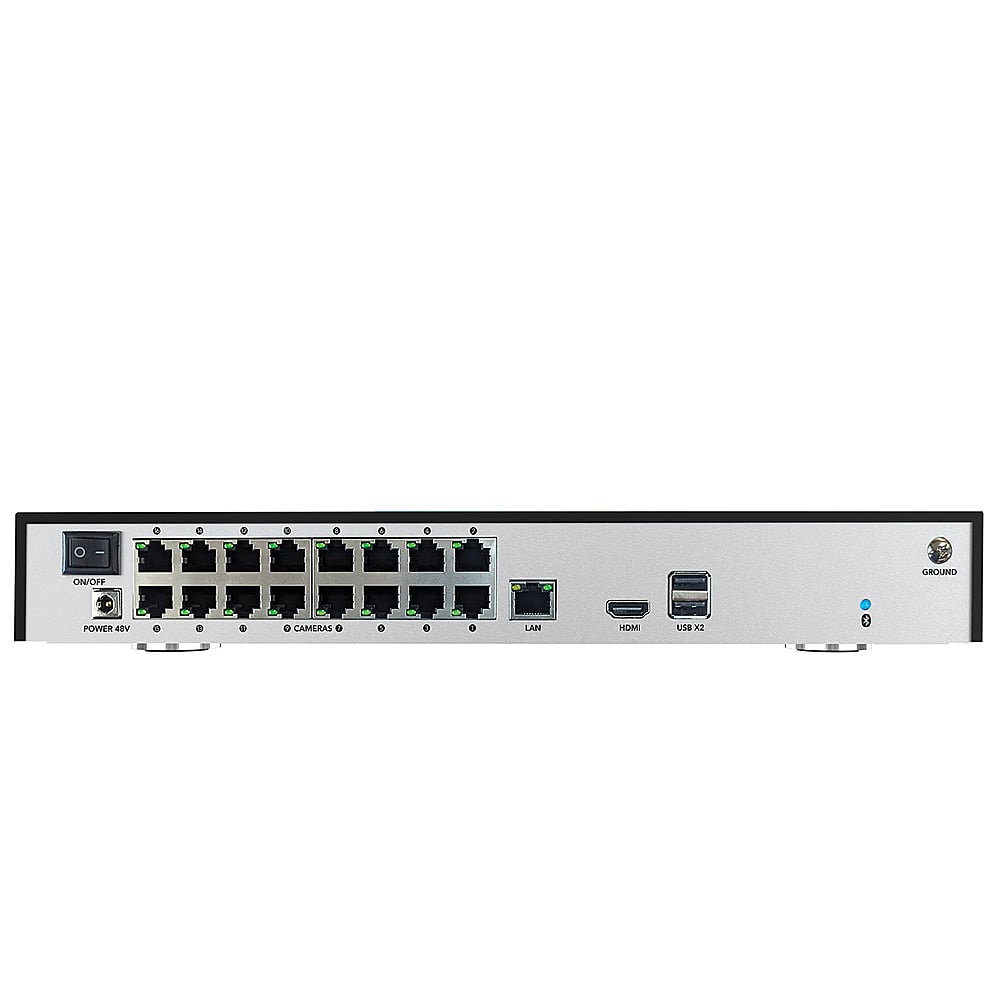 Alt View 16. Night Owl - 24 Channel 9 Dome Camera Indoor/Outdoor Wired IP 4K 4TB NVR Security System with 2-way Audio - Black/White.