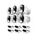 Angle. Night Owl - 10 Channel 6 Camera Indoor/Outdoor Wireless 4K 1TB NVR Security System with 2-Way Audio - Black/White.