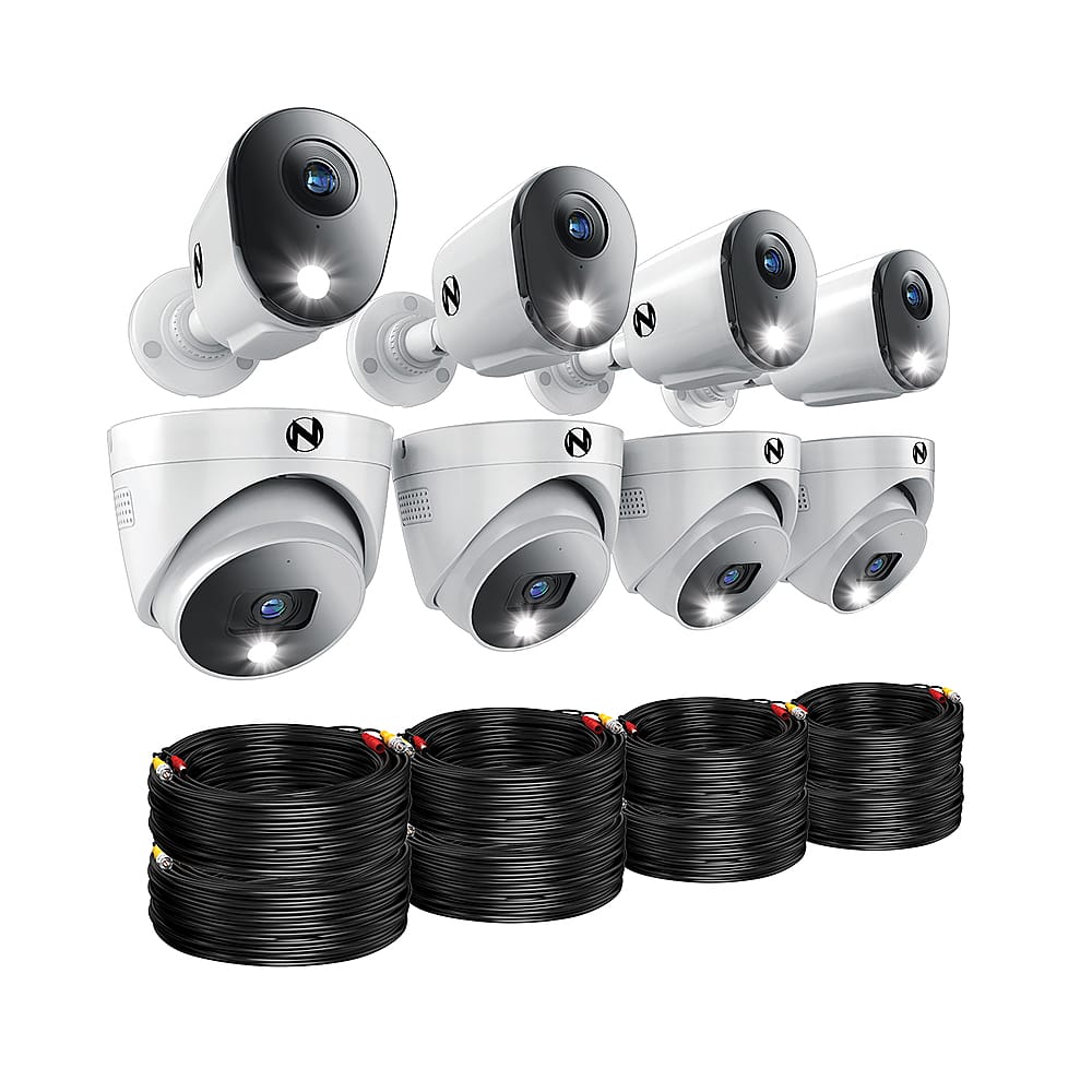 Night Owl – 12 Channel 8 Camera Indoor/Outdoor Wired 2K 2TB DVR Security System with 2-way Audio – Black/White Sansujyuku sansujyuku.com