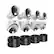Angle. Night Owl - 12 Channel 8 Camera Indoor/Outdoor Wired 2K 2TB DVR Security System with 2-way Audio - Black/White.