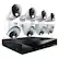 Front. Night Owl - 12 Channel 8 Camera Indoor/Outdoor Wired 2K 2TB DVR Security System with 2-way Audio - Black/White.