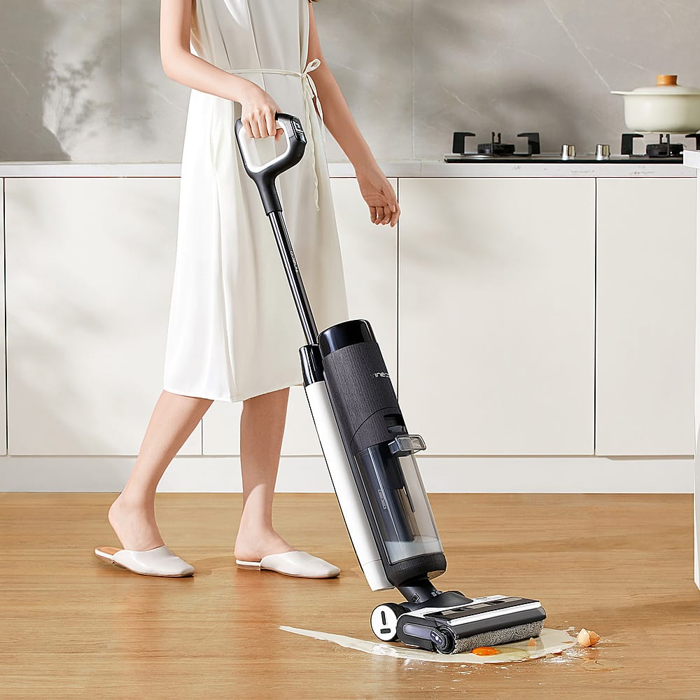 Angle View: Dyson - Refurbished V11 Torque Drive Cordless Vacuum - Blue/Nickel