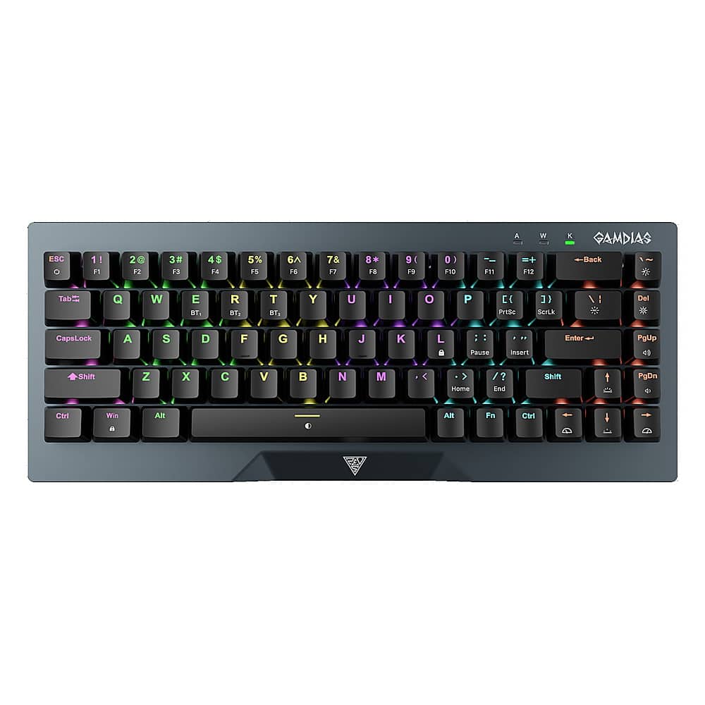 ESC O 1! ! F1 2@ F2 3# F3 4$ F4 5% PS 6^ F6 7& +7 8 FB 9 Pa 0 I F10 F11 A F12 W K GAMDIAS Back Tab Q W E . R T: T T, Y U I o P E{ PriSc 3) Scrik I Del CapsLock A S D F G H J K L . : Pause . insort Enter PoUp Shift Z x C V N M < > Home / ? End Shift 1 PgDn 4 Ctri Win Alt Alt Fn Ctri a