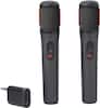 Front. JBL - PartyBox Digital Wireless Microphones - Black.
