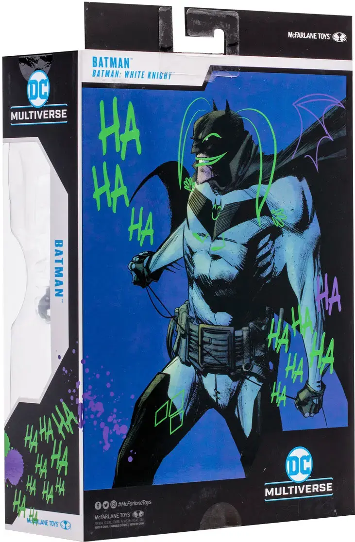 Alt View 18. McFarlane Toys - DC MULTIVERSE 7IN - BATMAN (BATMAN: WHITE KNIGHT)(JOKERIZED)(GOLD LABEL).