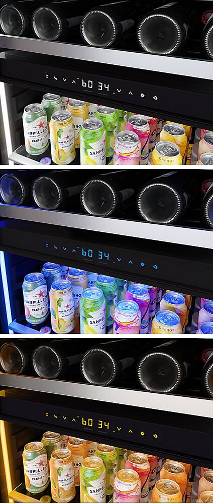 The text on the image reads "SANPELLEOE CLEMENTI ANPELLEOE ARAC ANP ANONS TRIRUIT." It is not grouped correctly, so I will regroup it for you:

"SANPELLEOE CLEMENTI ANPELLEOE ARAC ANP ANONS TRIRUIT."

This text appears to be a description or label for the items inside the machine, which is filled with drinks.