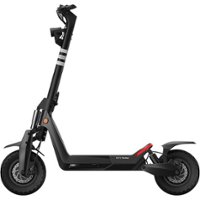 OKAI - Panther ES800 Super Electric Scooter w/31 mi Max Range & 37 mph Max Speed - Black - Front_Zoom