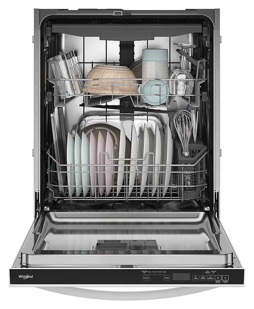 Alt View 13. Whirlpool - Top Control Built-In Dishwasher with 3rd Rack and 44 dBA - White.