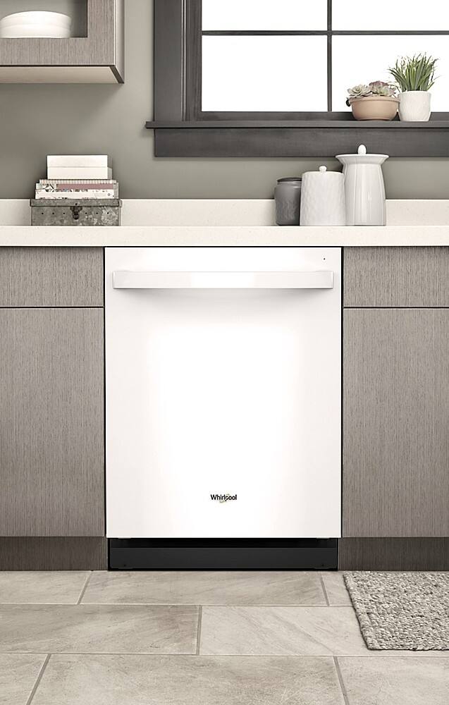 Alt View 15. Whirlpool - Top Control Built-In Dishwasher with 3rd Rack and 44 dBA - White.