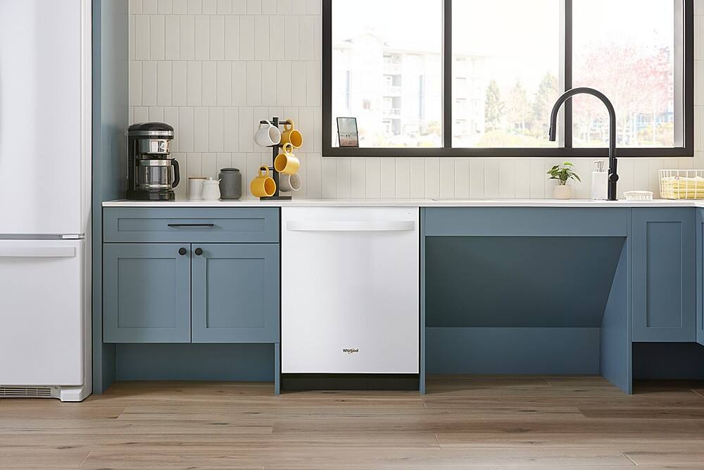 Alt View 16. Whirlpool - Top Control Built-In Dishwasher with 3rd Rack and 44 dBA - White.