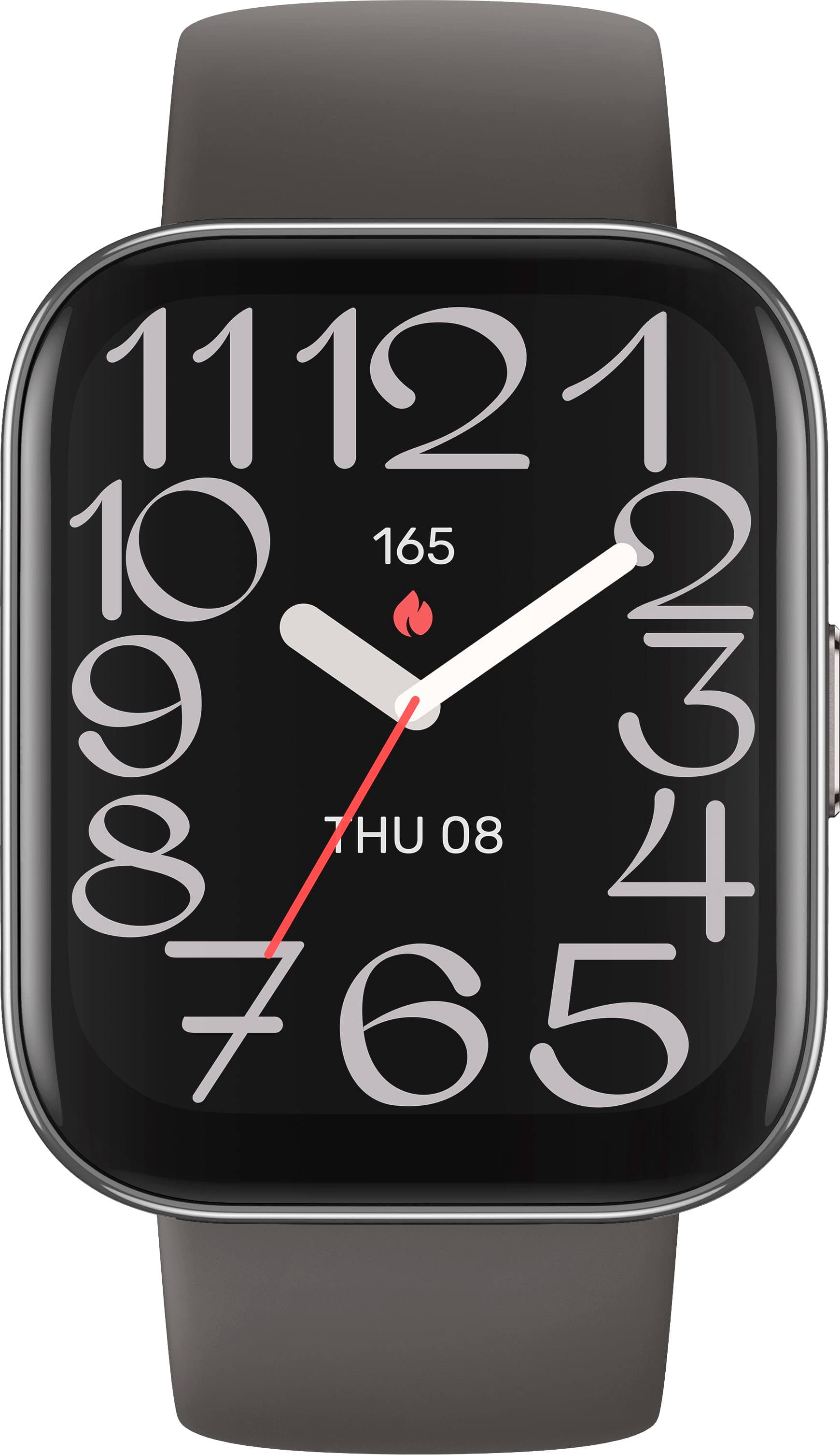 Angle. Amazfit - Bip 5 Unity Smartwatch 48.5mm Polycarbonate Plastic - Charcoal.