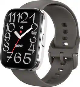 Amazfit - Bip 5 Unity Smartwatch 46mm Polycarbonate Plastic - Charcoal - (2024)