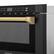 Alt View 12. ZLINE - Autograph Edition 24 in. Built-in Microwave Drawer in Black Stainless Steel and Gold Accents.