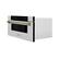 Left. ZLINE - 30" 1.2 cu. ft. Built-In Microwave Drawer in Stainless Steel with Champagne Bronze Accents.