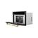 Alt View 1. ZLINE - Autograph 30" 1.6 cu ft. Built-in Convection Microwave Oven in Black Stainless Steel and Champagne Bronze Accents.