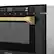 Alt View 12. ZLINE - Autograph Edition 24 in. Built-in Microwave Drawer in Black Stainless Steel and Champagne Bronze Accents.