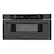 Front. ZLINE - 30 in. Built-in Microwave Drawer in Black Stainless Steel.