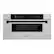 Front. ZLINE - Autograph Edition 30" 1.2 cu. ft. Built-In Microwave Drawer in Stainless Steel with Matte Black Accents.