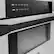 Alt View 12. ZLINE - Autograph Edition 30" 1.2 cu. ft. Built-In Microwave Drawer in Stainless Steel with Matte Black Accents.