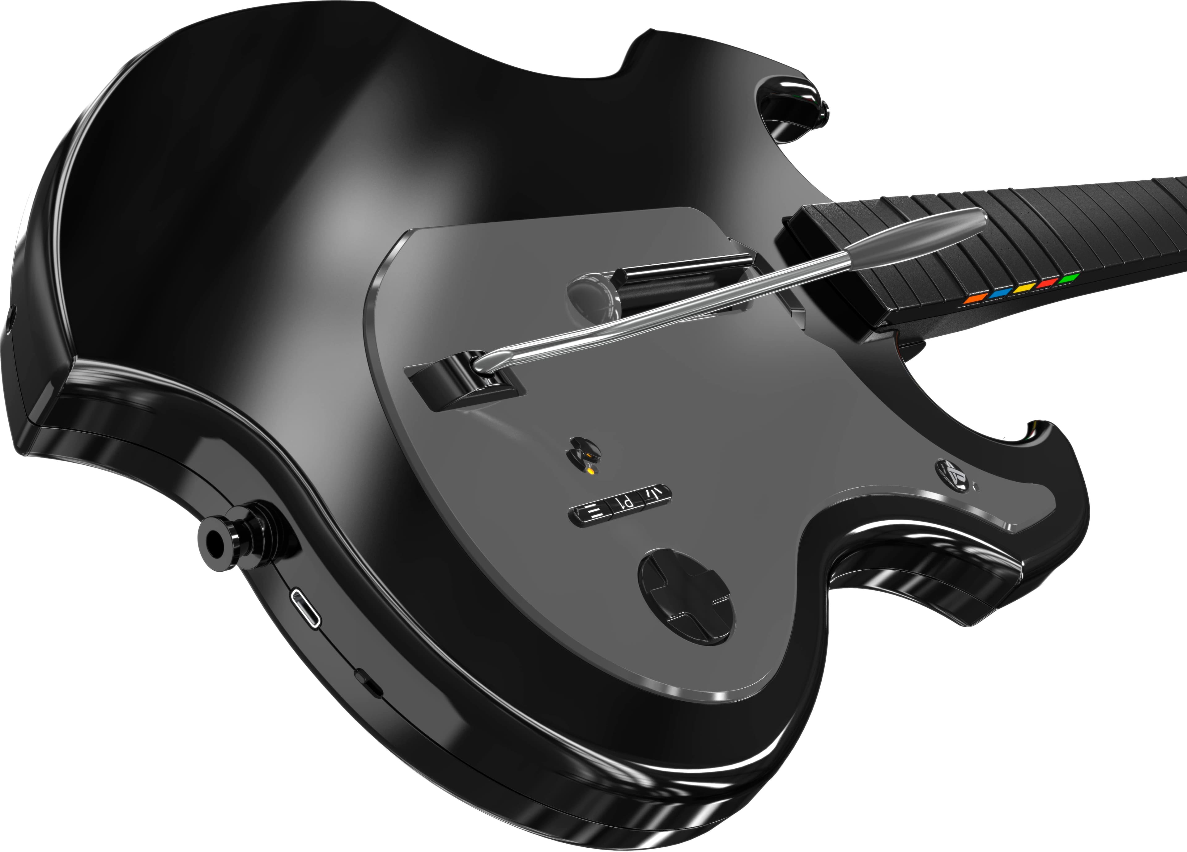 Alt View 22. PDP - RIFFMASTER Wireless Guitar Controller For Playstation 5 and Playstation 4 - Black.