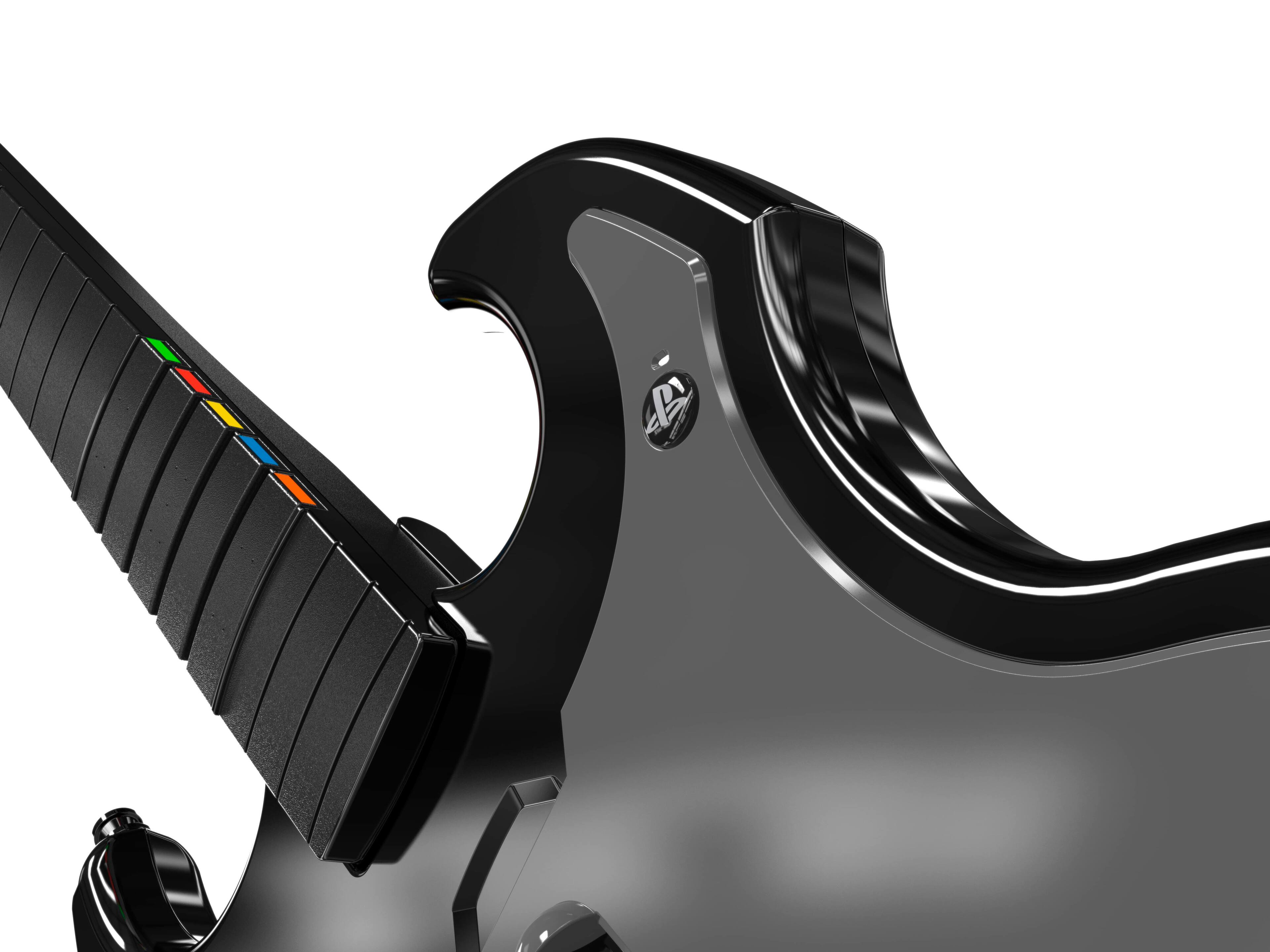 Alt View 23. PDP - RIFFMASTER Wireless Guitar Controller For Playstation 5 and Playstation 4 - Black.